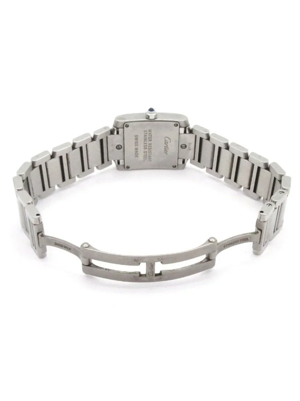 Cartier Watch Tank Francaise SM Diamond Index White